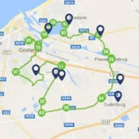 Hébergement de vacances 14-een Oase Rust Tussen Polders En Kust *